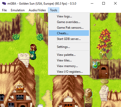 How to Setup Codes on the mGBA Emulator